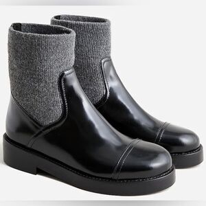J. Crew Rib-cuff boots in Italian leather NWT ( various size)